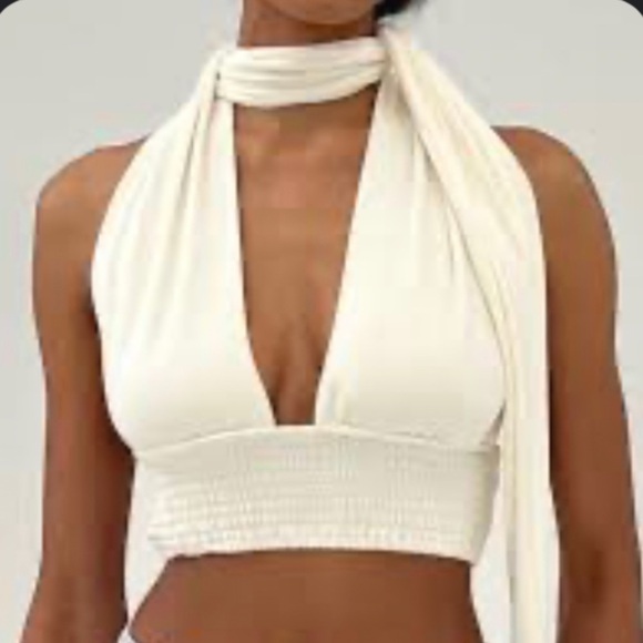 WeWoreWhat Multi-Way Tie Top //Size M/L - Picture 2 of 15